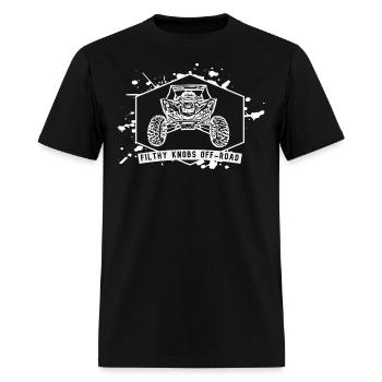 YXZ - Filthy Knobs Off-road - White - Men's T-Shirt - black - Front - Jose (178cm)