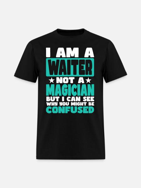 Waiter - Men's T-Shirt - black