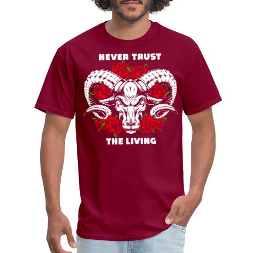 roses skull bull - Men's T-Shirt