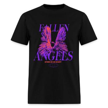 Fallen Angels Streetwear - Men's T-Shirt - black - Front - Jose (178cm)
