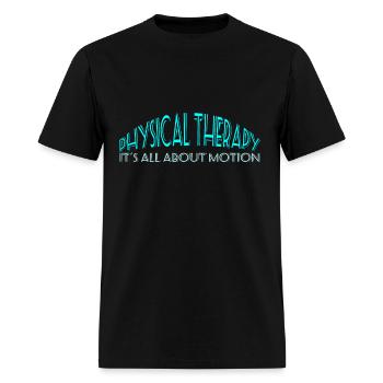 Physiotherapy Motion - Men's T-Shirt - black - Front - Jose (178cm)