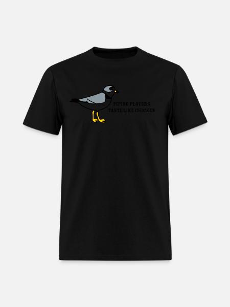 Piping Plovers Taste Like Chicken, 3-color - Men's T-Shirt - black