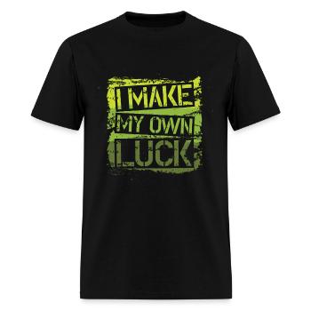 Modern Black Men's T-Shirt - Sleek & Stylish - Men's T-Shirt - black - Front - Jose (178cm)