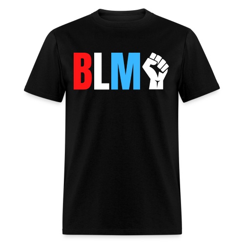 BLM Black Lives Matter USA (Red White Blue) - Men's T-Shirt