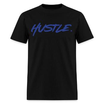 HUSTLE. - Men's T-Shirt - black - Front - Jose (178cm)