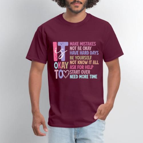 Harmony Collection - It s Okay To Make Mistakes - Men's T-Shirt