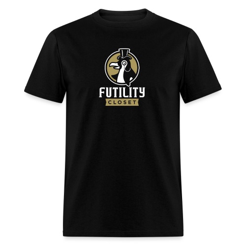 Futility Closet Logo - Reversed - Men's T-Shirt