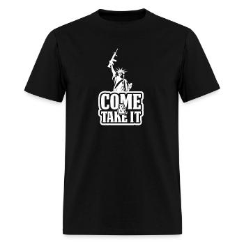 Come Take It - Men's T-Shirt - black - Front - Jose (178cm)