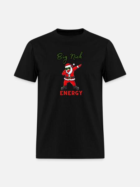 Big Nick Energy Santa - Men's T-Shirt - black