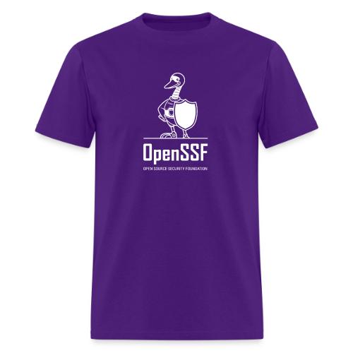 OpenSSF tall white logo - Men's T-Shirt