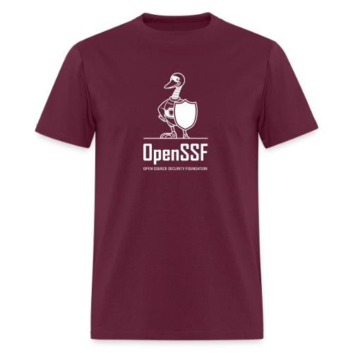 OpenSSF tall white logo - Men's T-Shirt