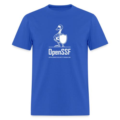 OpenSSF tall white logo - Men's T-Shirt