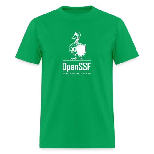 OpenSSF tall white logo - Men's T-Shirt