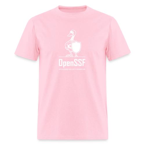 OpenSSF tall white logo - Men's T-Shirt