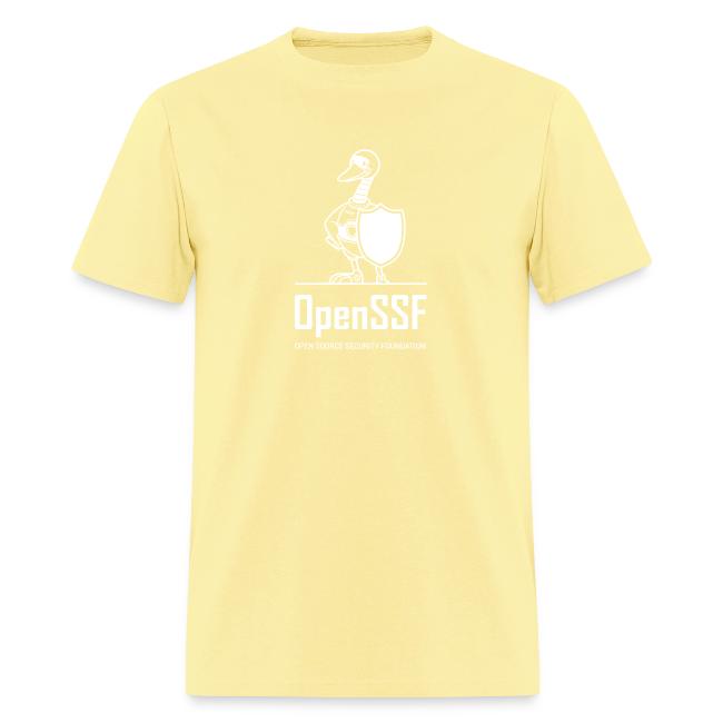 OpenSSF tall white logo