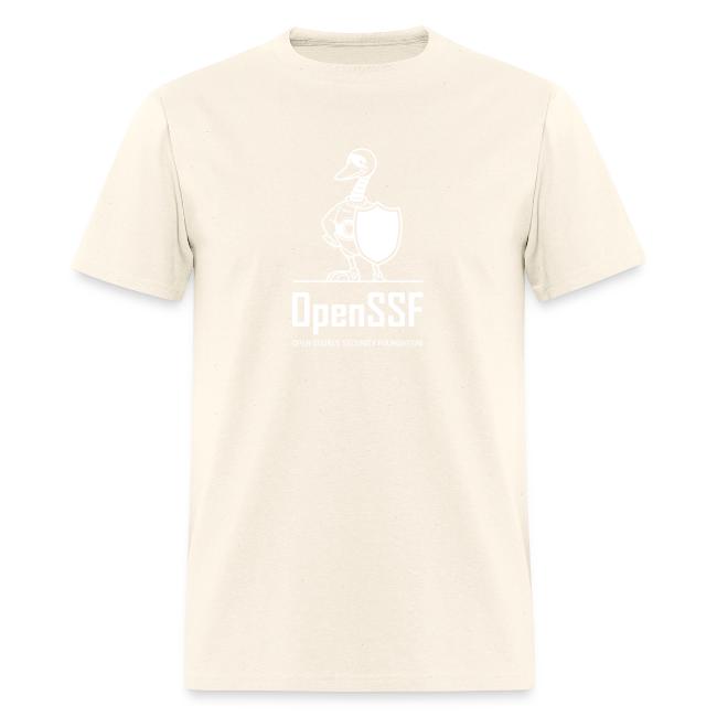 OpenSSF tall white logo