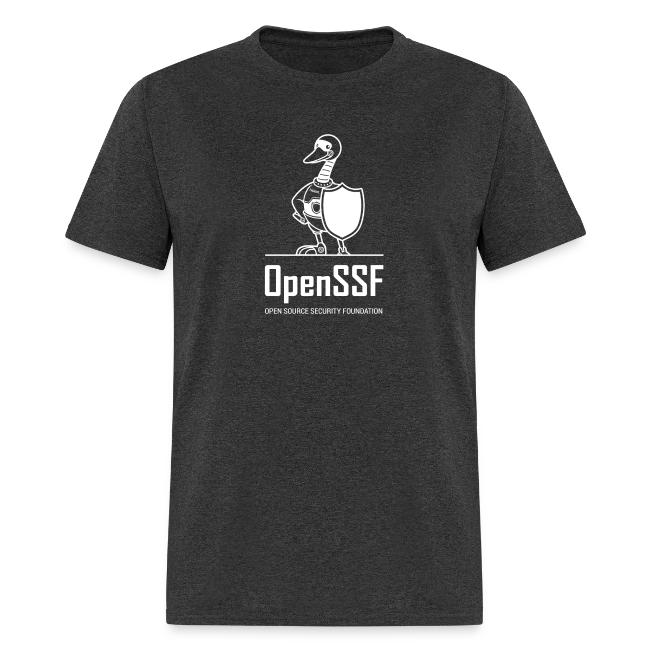 OpenSSF tall white logo