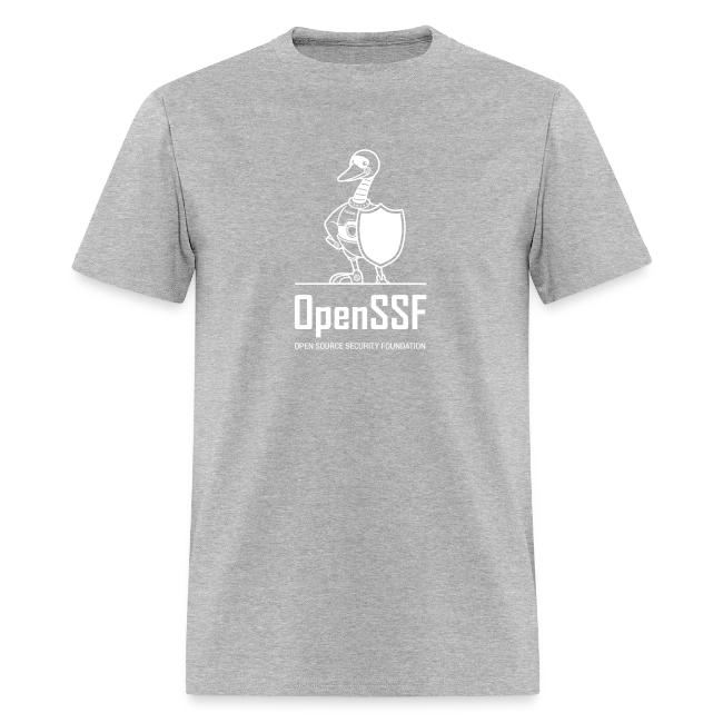 OpenSSF tall white logo