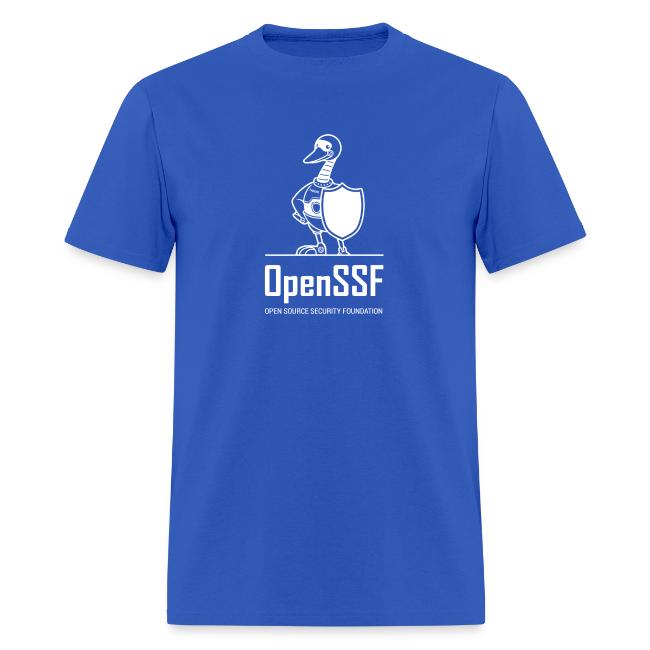 OpenSSF tall white logo