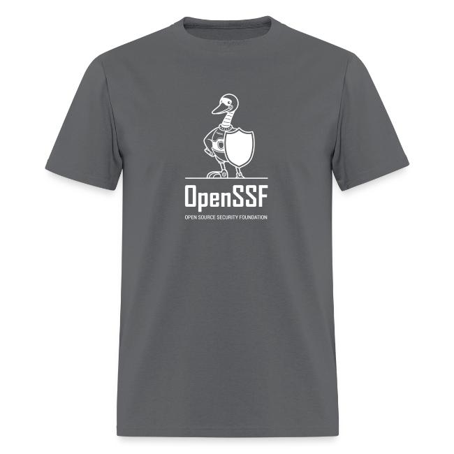 OpenSSF tall white logo
