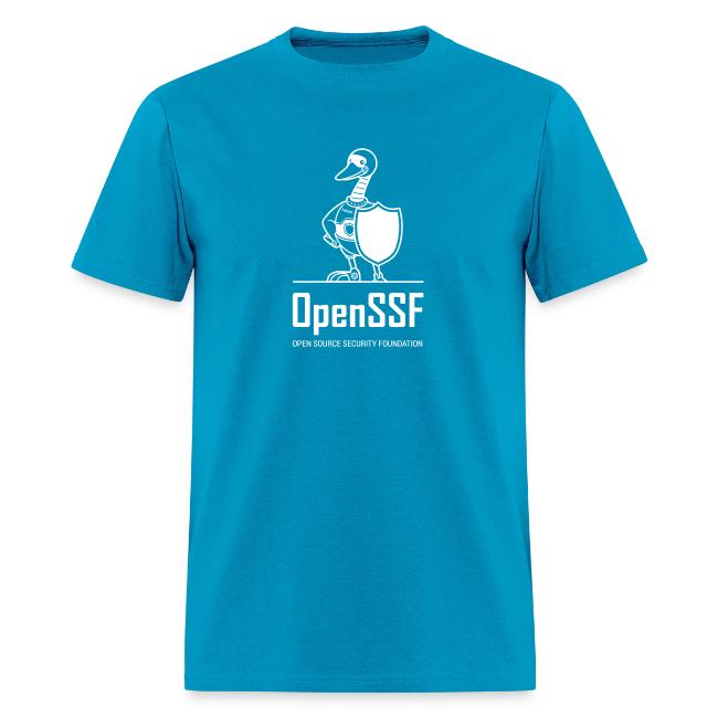 OpenSSF tall white logo