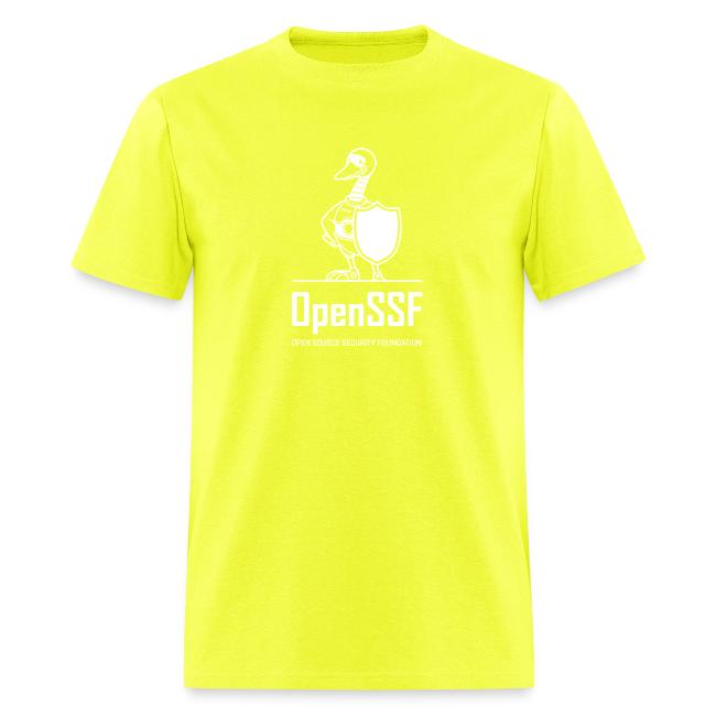 OpenSSF tall white logo