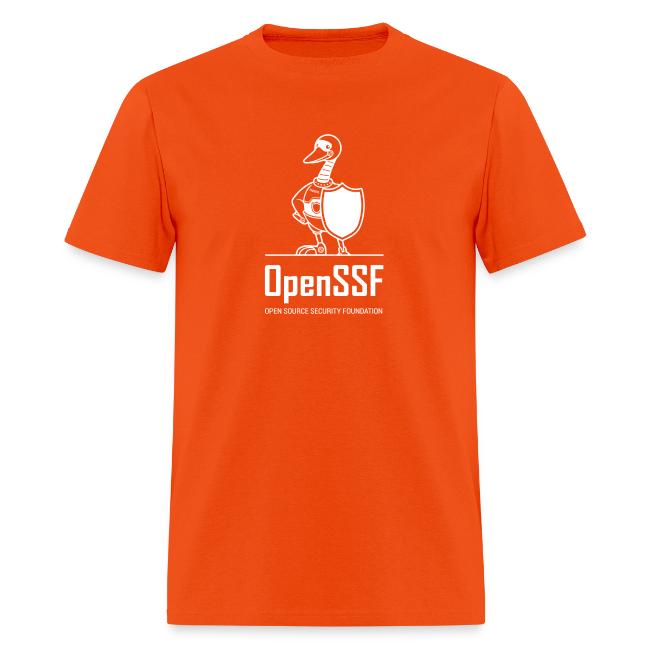 OpenSSF tall white logo