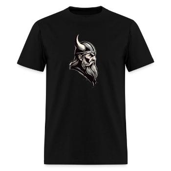 Wise Viking - Men's T-Shirt - black - Front - Jose (178cm)