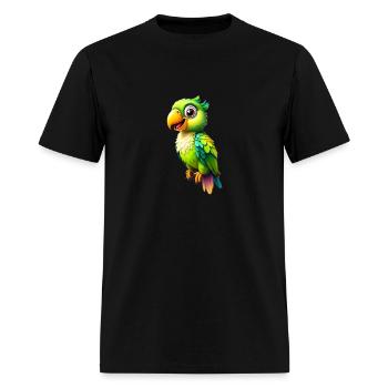 parrot - Men's T-Shirt - black - Front - Jose (178cm)