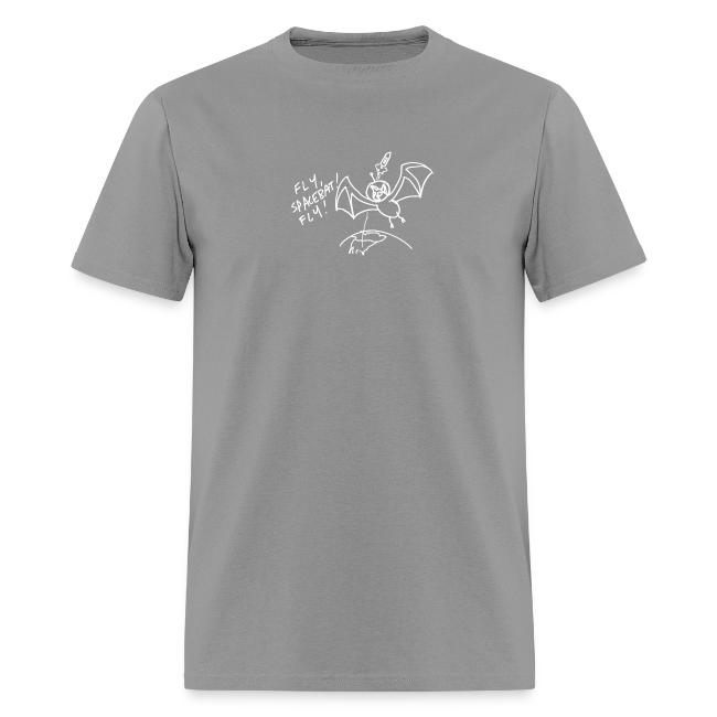 Fly Space Bat Fly Ladie's Tee (Dark)