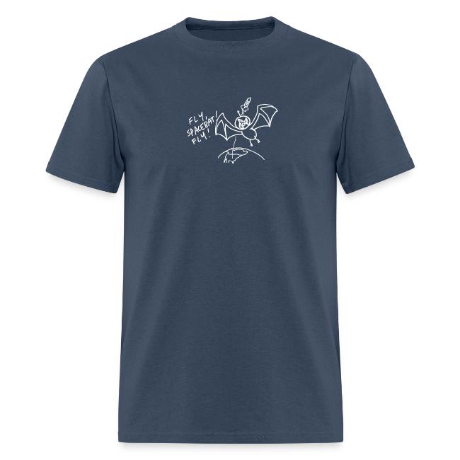 Fly Space Bat Fly Ladie's Tee (Dark)