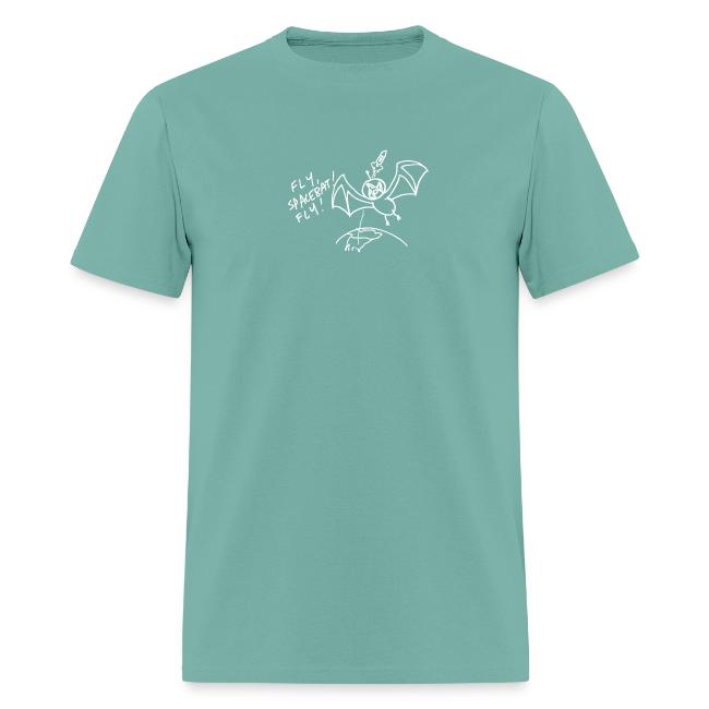 Fly Space Bat Fly Ladie's Tee (Dark)