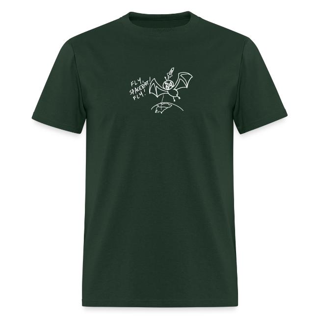 Fly Space Bat Fly Ladie's Tee (Dark)