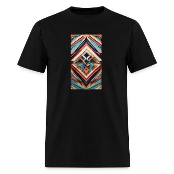 artistic combination - Men's T-Shirt - black - Front - Jose (178cm)