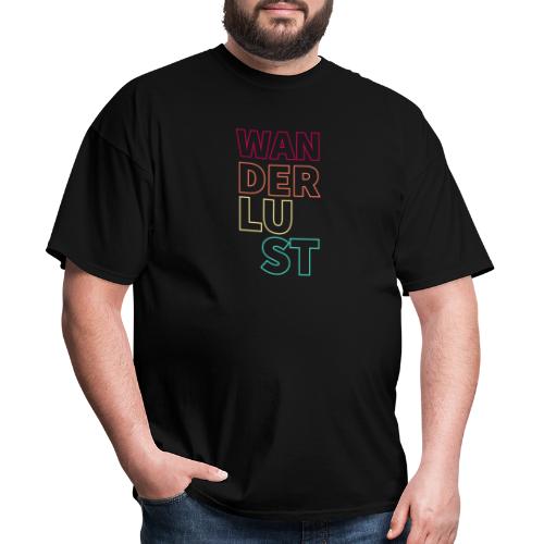 Wanderlust travel design - Men's T-Shirt