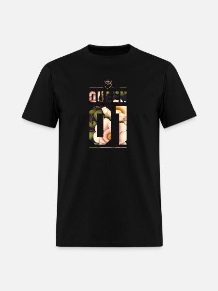 KING AND QUEEN - Men's T-Shirt - black