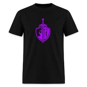 Sword And Shield - Men's T-Shirt - black - Front - Jose (178cm)