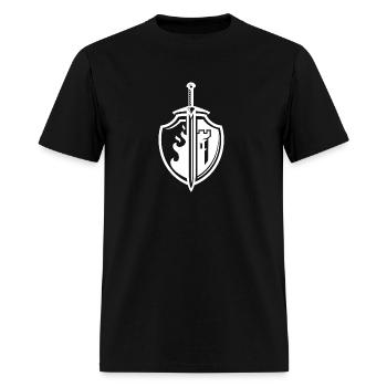 Sword And Shield - Men's T-Shirt - black - Front - Jose (178cm)