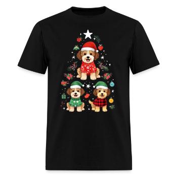 Santa Claus's Most Ridiculous Christmas Comedy - Men's T-Shirt - black - Front - Jose (178cm)