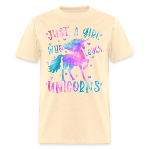 Just a girl who loves Unicorns - Men's T-Shirt