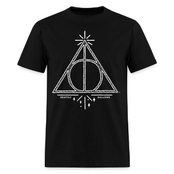 Harry Potter The Deathly Hallows Icon - Men's T-Shirt - black - Front - Jose (178cm)