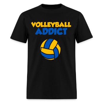 Volleyball Shirt Volleyball Team Player Gift - Men's T-Shirt - black - Front - Jose (178cm)