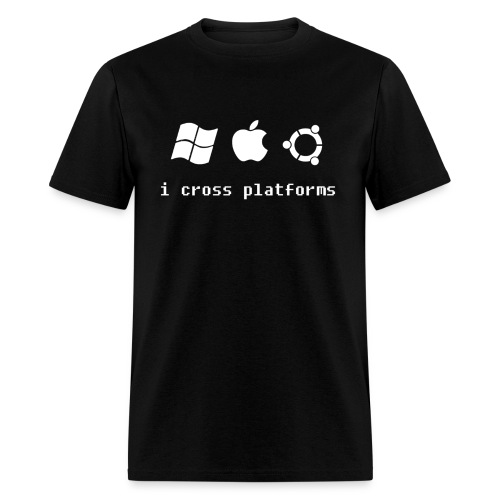 i cross platforms - Men's T-Shirt