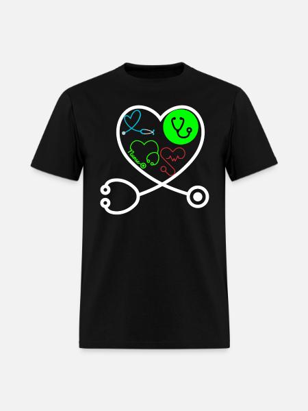 Stethoscope - Men's T-Shirt - black