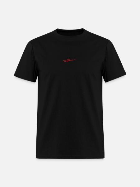Tina Turner Embroidered Signature - Men's T-Shirt - black