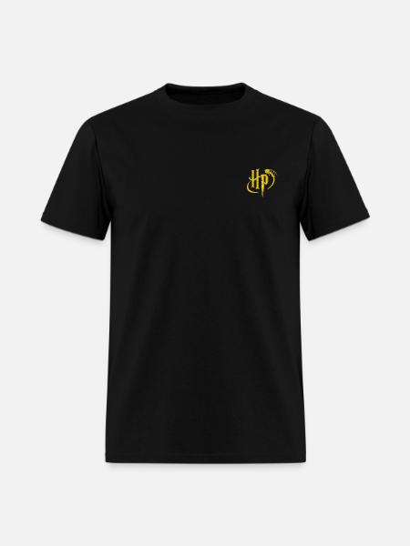 Harry Potter Small Logo Embroidery - Men's T-Shirt - black