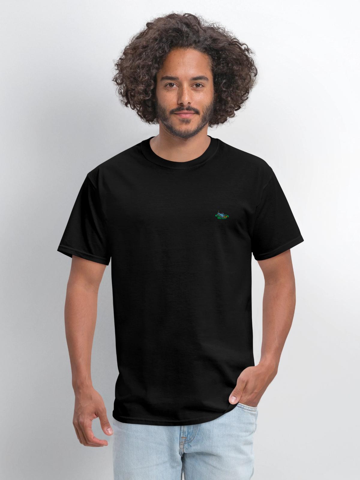 Runningshoes embroidered - Men's T-Shirt - black - Front - Jose (178cm)