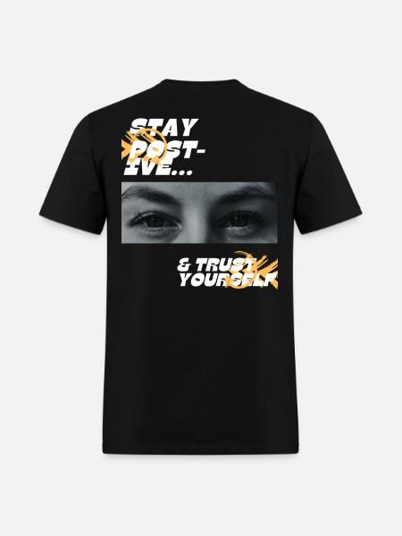 Stay_Postive - Men's T-Shirt - black