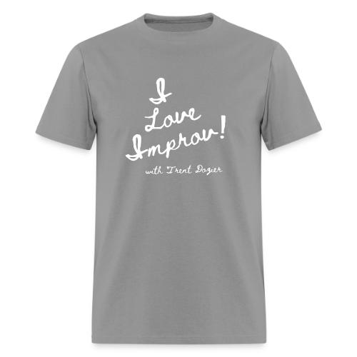 I Love Improv White - Men's T-Shirt