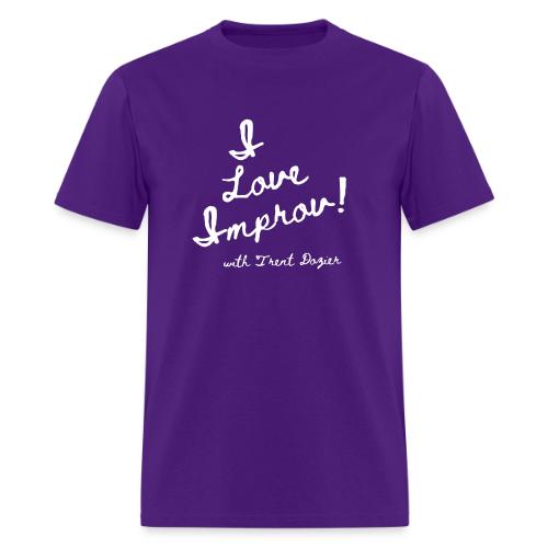 I Love Improv White - Men's T-Shirt